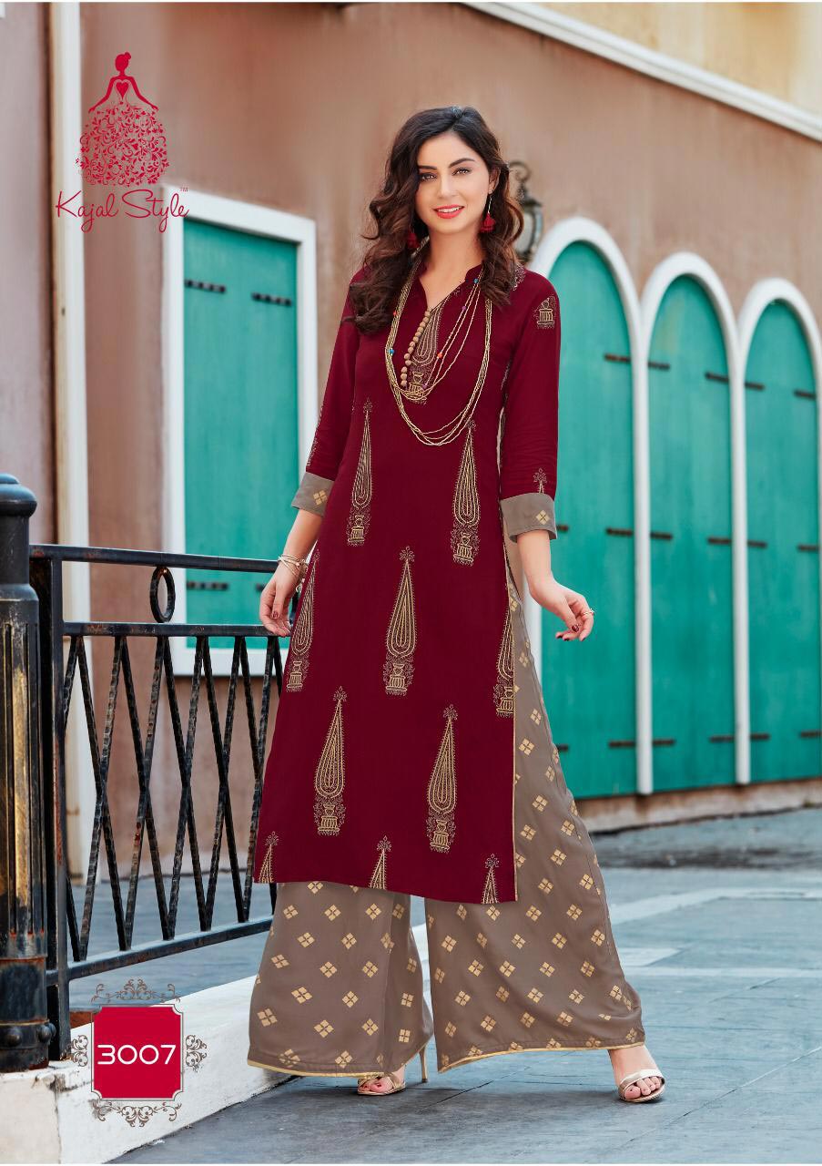 Fashion Biba Vol-3 Kajal Style Rayon Printed Kurtis Fashion Biba Vol-3 Kajal Style Rayon Printed Kurtis